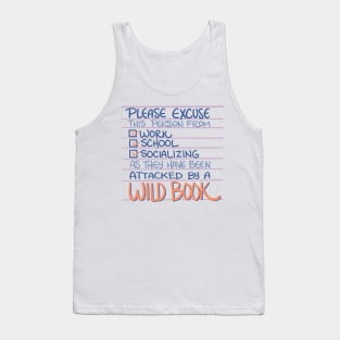 My Excuse is BOOKS Tank Top